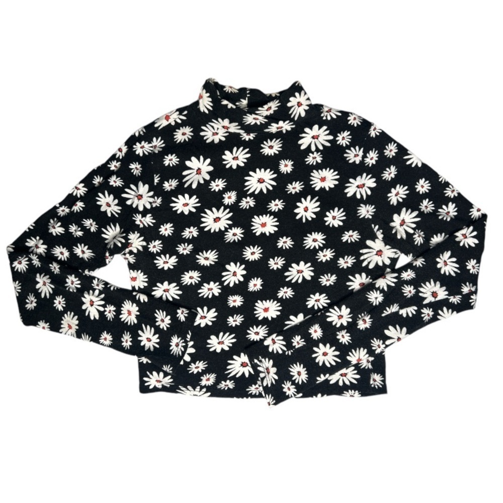Mind Code Flower Crop Top - Picture 3 of 10